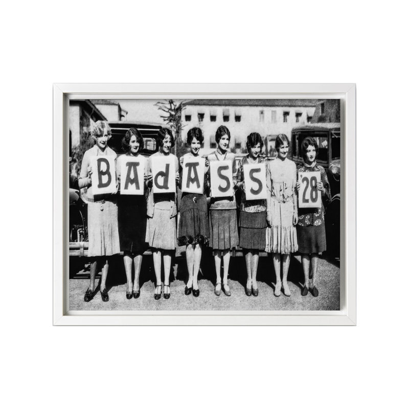 Sorority Sister Badass '28, Unframed, Canvas, 12"H x 16"W