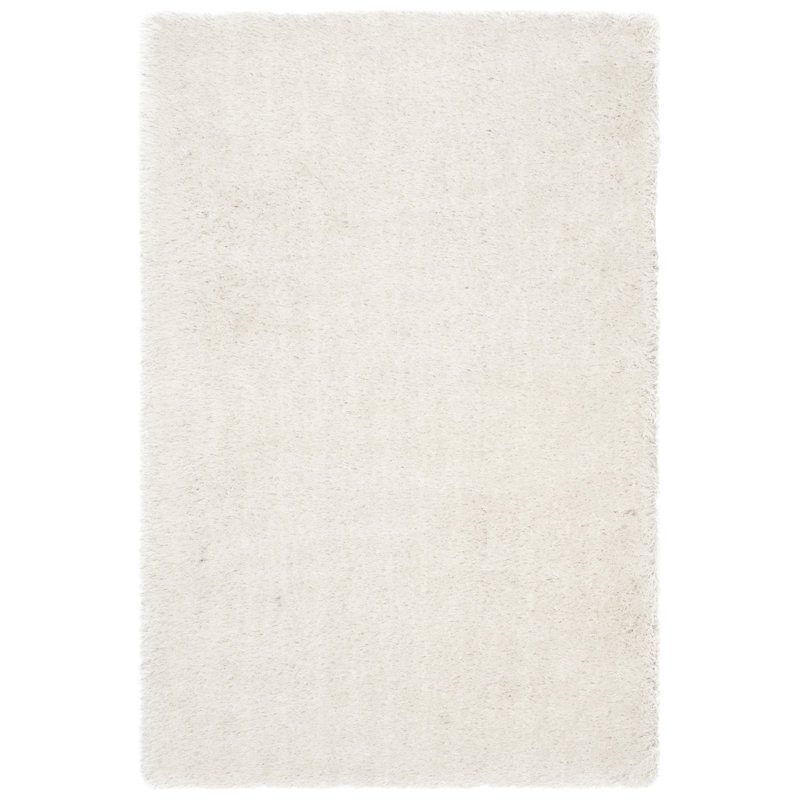Midville Solid Colour Hand Woven Area Rug, Rectangle 61 x 91 cm
