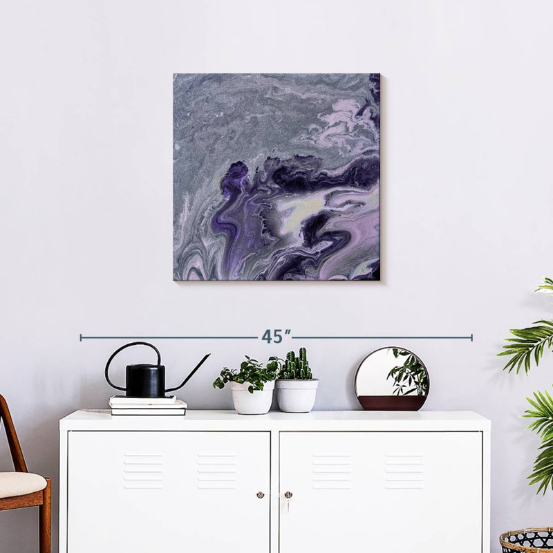 Avery Violet Agate, 24" H x 24" W