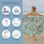  Serviette de bain camouflage en coton turc biologique, 66 po x 36 po-1086817704