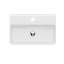 DeerValley 460mm L x 305mm W White Ceramic Rectangular Sink with Overflow
