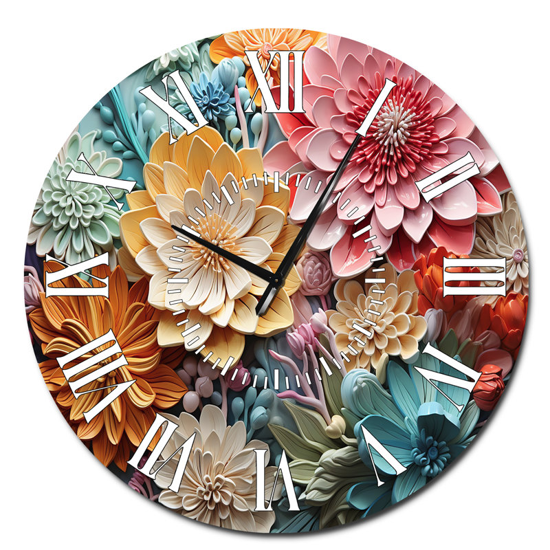 Horloge murale Coral, Surdimensionné