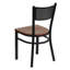 Chaise de restaurant en métal Victoria-1045877027