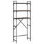 Engineered Wood, Metal Bathroom Shelves-857200694