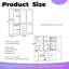 Wooden Kitchen Pantry Organizer With Drawers Adjustable Shelves, 73 Inch Storage Cabinet