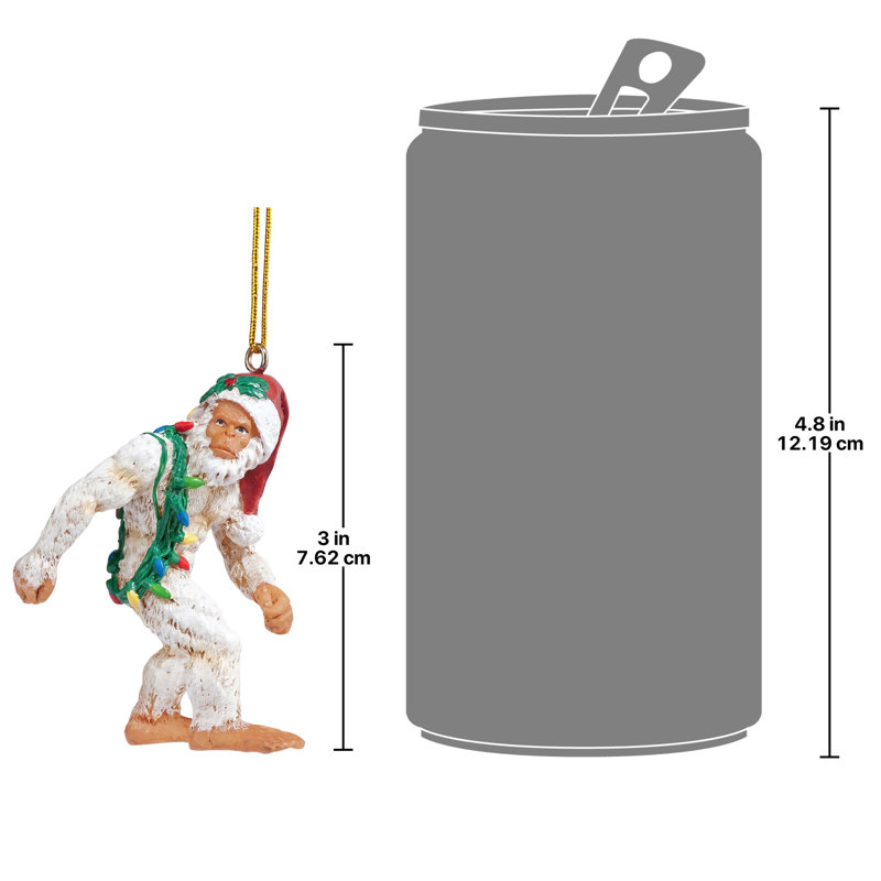 Ornement de Noël Bigfoot The Abominable Snowman, 1