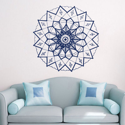 Adhésif décoratif mandala yoga