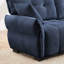 Canapé en tissu d'ameublement avec repose-pieds Chenille-873460678-904928742