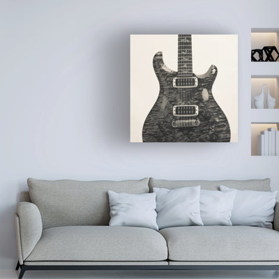  Deborah Revell Guitar I Canvas Wall Art