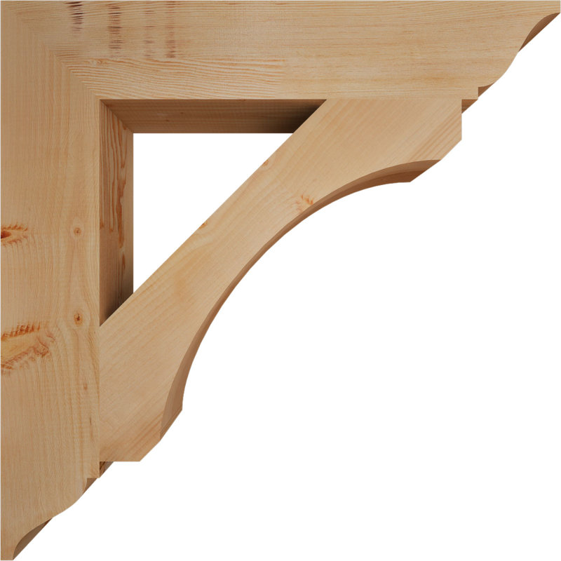 Support lisse Legacy, Sapin de Douglas, H 34 po x l 5,5 po x P 34 po