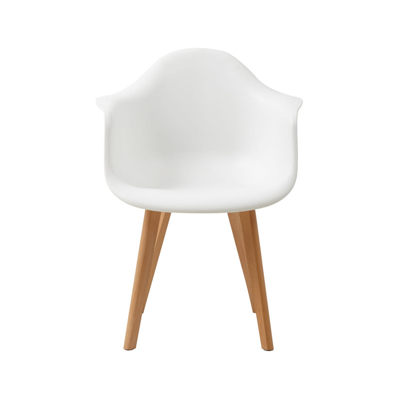 39cm H Wing Back Armchair, White