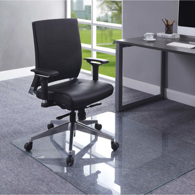 Tapis de chaise rectangulaire et droit