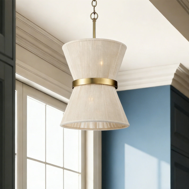 Luminaires suspendus en rotin 2 lumières