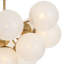 Shine Flush Mount (Natural Brass with Swirl Glass)-327729028-327729029