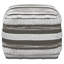 Sommer 18"W Handcrafted Cotton Square Pouf-967921874