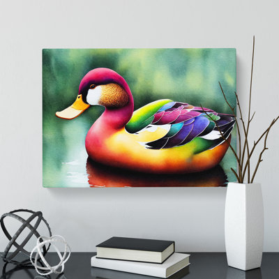 Duck Watercolour Vol.1 - Wrapped Canvas