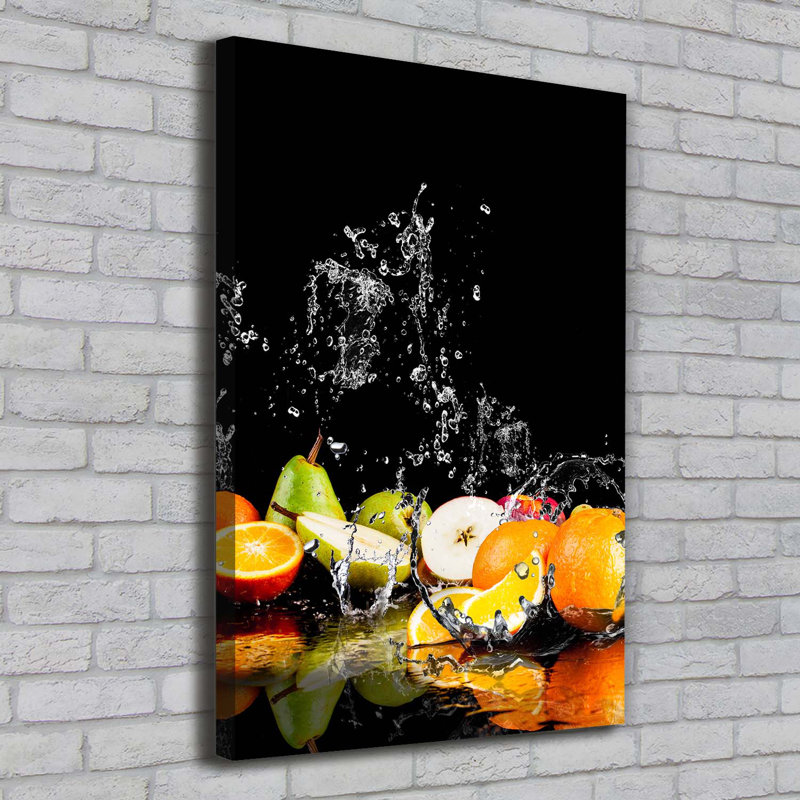 Fruits - Wrapped Canvas Print