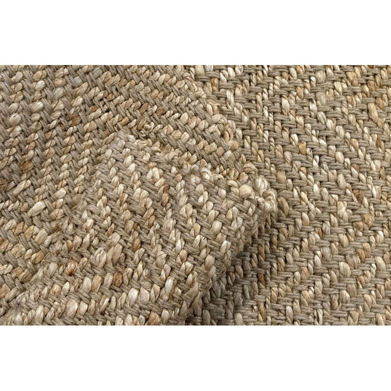 Wiener Solid Colour Hand Braided Area Rug, Runner 80 x 400cm