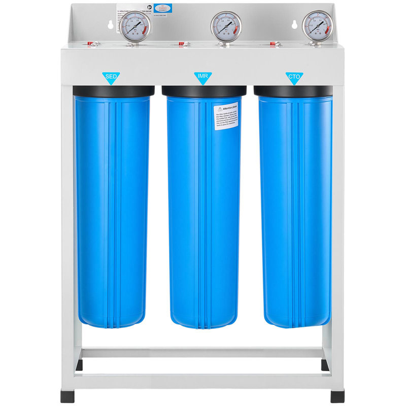 Système de filtration d'eau à 3 étapes pour toute la maison 4,5 po x 20 po IMR