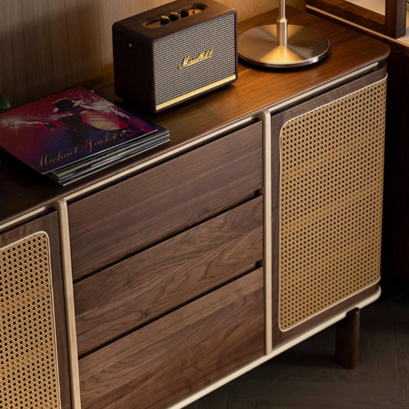 Retro Large-Capacity Sideboard