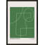 Geometric Abstraction In Green Print by Romina Gadler-684702464-684702465