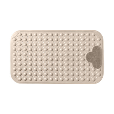 Shower Room Rug Bathroom Rug Rubber Backing Non-slip Can Massage Or Scrub The Soles Of The Feet Can Be Used As Bathroom Floor Mat Shower Rug Front Of The Bathtub