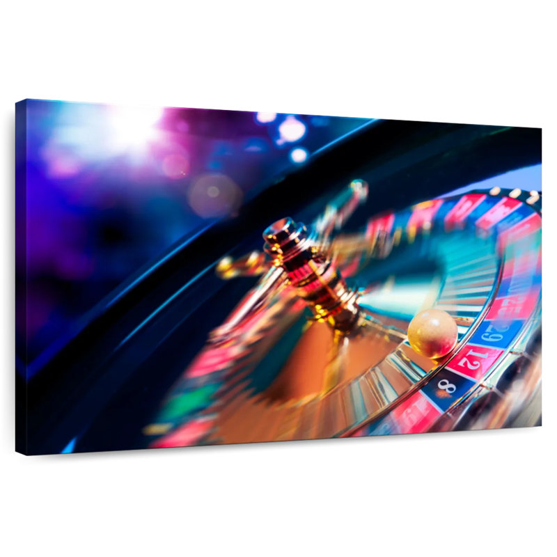 Senne Spinning Neon Roulette, H 34 po x l 51 po
