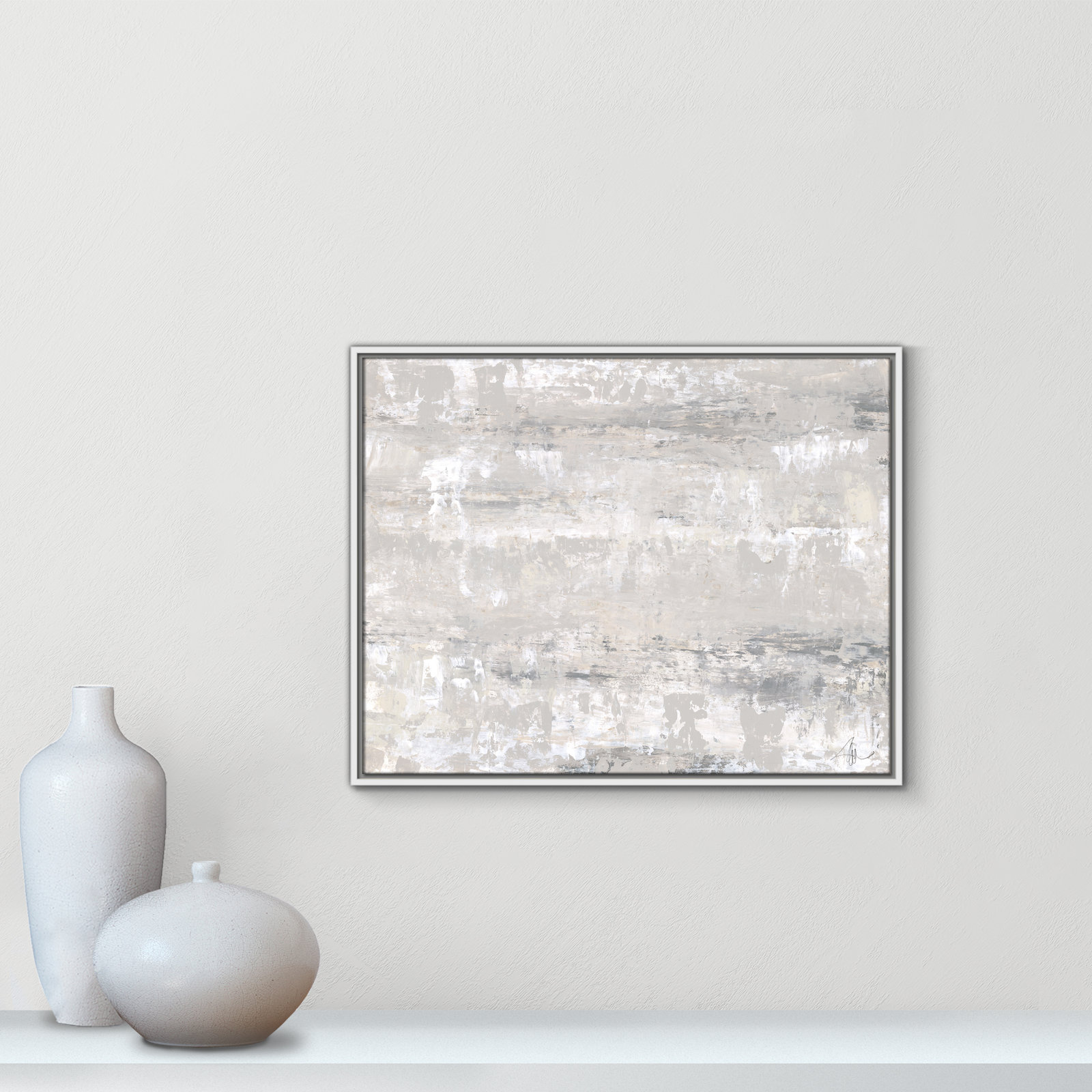 Tryston "Desert Winds" Print by Filippo Ioco, 23.5" H x 29.5" W x 2" D, White Framed Canvas