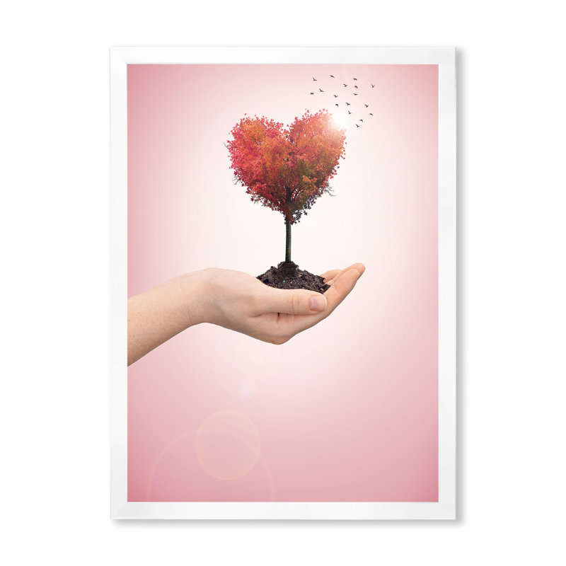 «Hold the Tree of Live», reproduction d'art sur toile moderne, Impression blanche sur toile encadrée