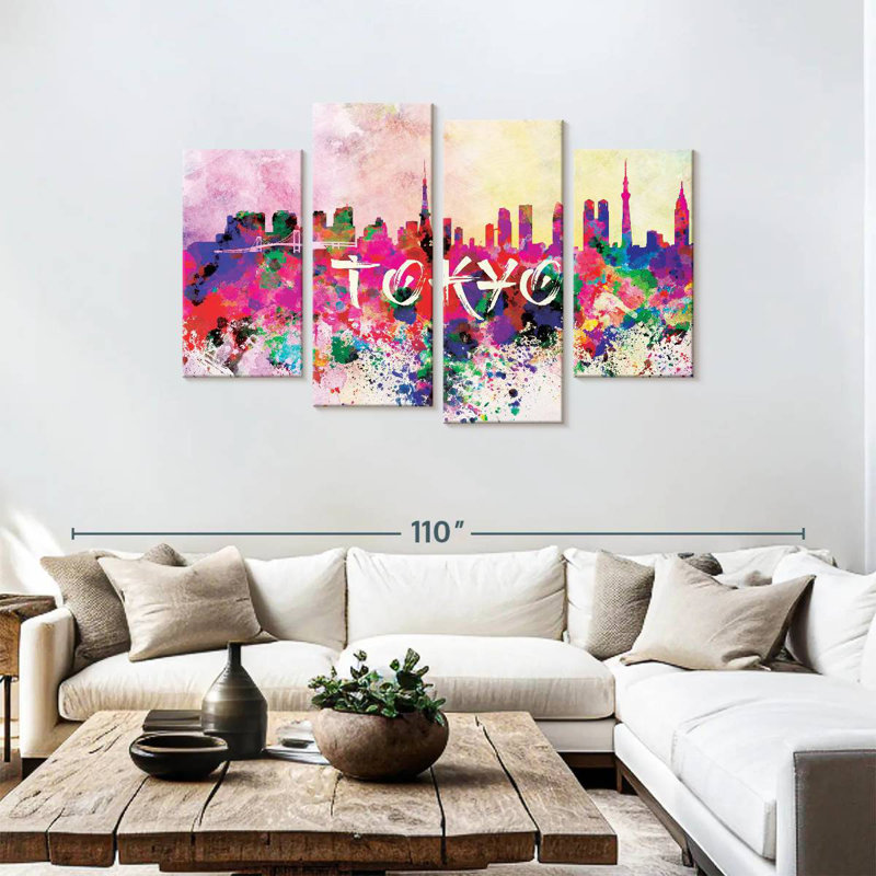 Sireci Festive Modern Tokyo, 48" H x 75" W