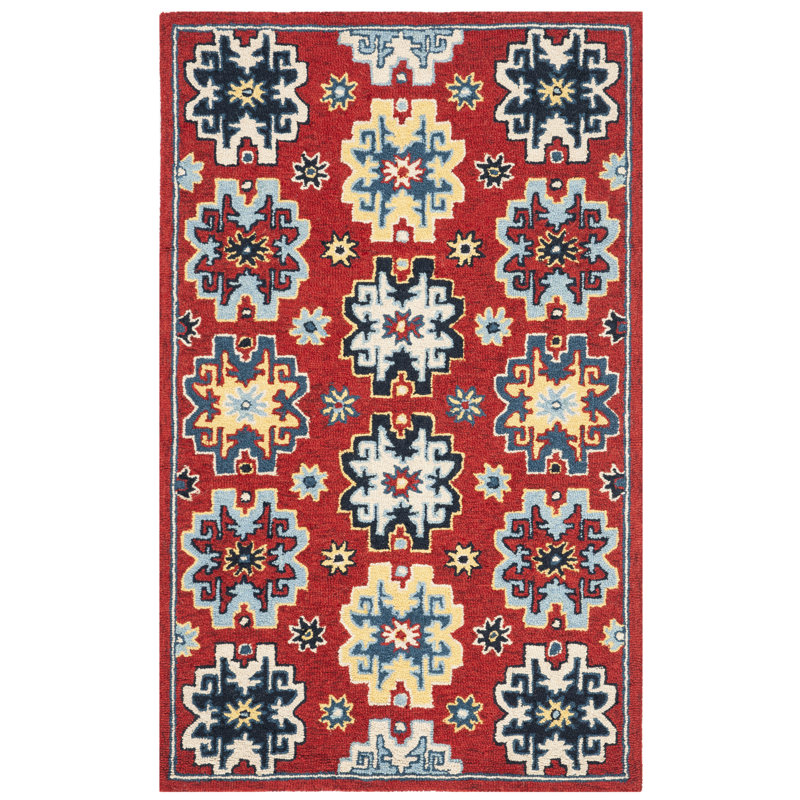 Betsy Hand Tufted Wool Southwestern Rug, Rectangle 6' x 9'