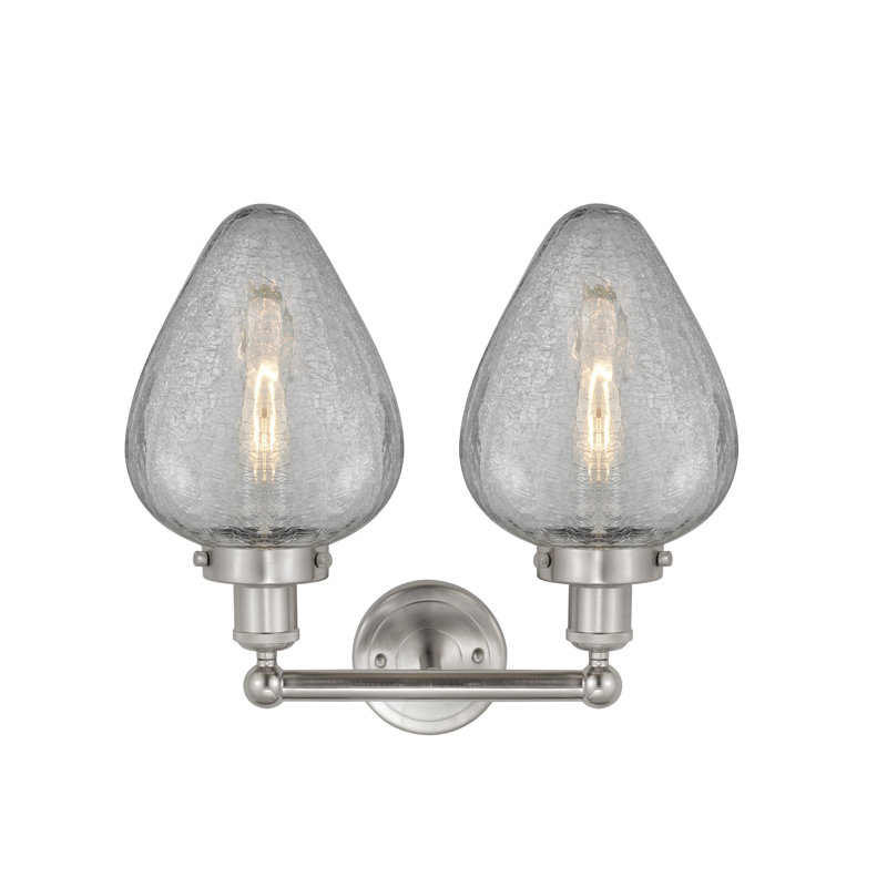 Ameet 2 - Light Dimmable Vanity Light, Brushed Satin Nickel