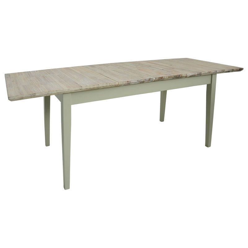 Bayou Solid Wood Dining Table, Sage Green