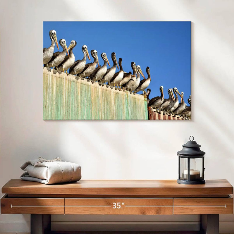 Brampt Pelican Party, 16" H x 24" W
