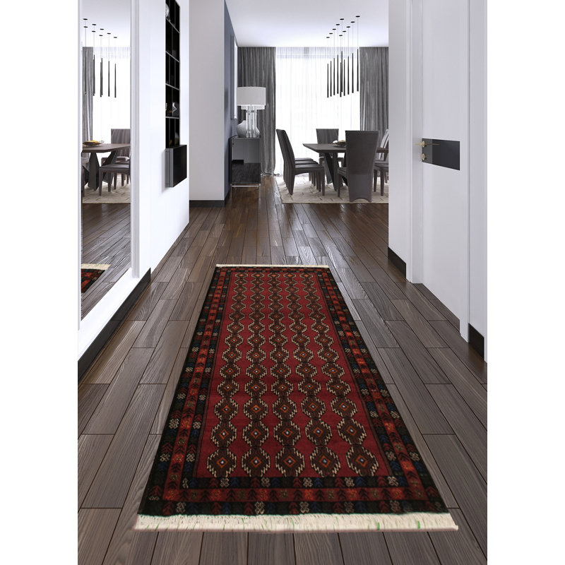 One-of-a-Kind 3'3" X 6' 1980s Wool Area Rug in