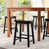 Rustic Oak/Black selected