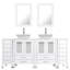 Meuble-lavabo double 72 po avec comptoir en bois, lavabo vasque, robinet en alliage de zinc, pieds en bois massif 72 po-615968739