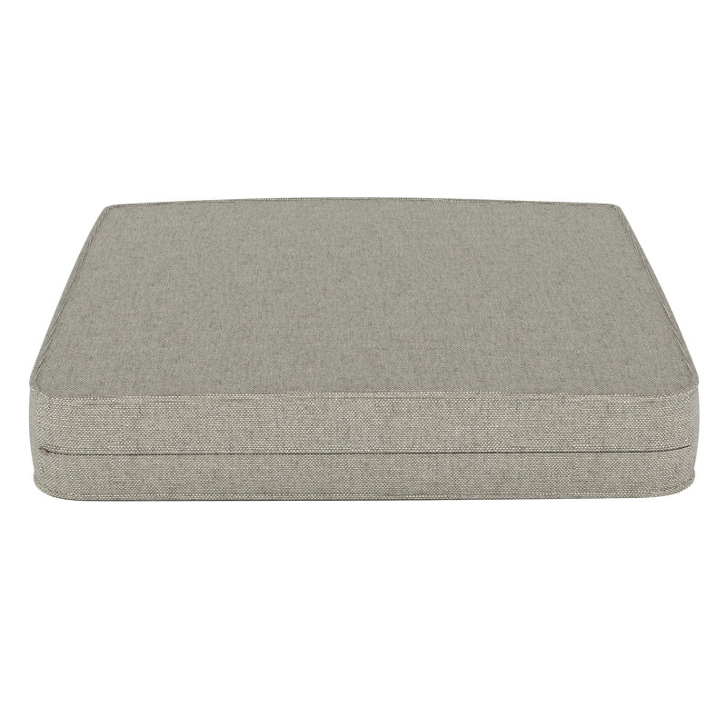 Outdoor Sunbrella® Seat Cushion, Spectrum Dove Sunbrella® Plainweave