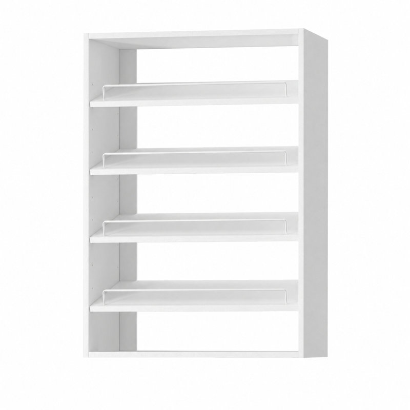 Étagère à chaussures 19,5 po, 19,5 po de largeur, White