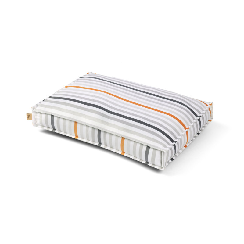 Coussin Boxy Bed, Gris huître, L 28 po x P 20 po x H 4 po