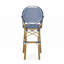 Ensemble de 2 tabourets de bar d'extérieur en osier et aluminium 29,5 po-827473251