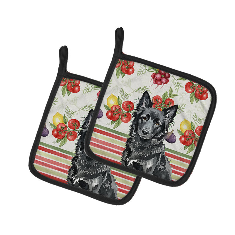 Mudi Vegetables Pair of Pot Holders