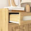 Buffet avec tablette et tiroir réglables pour le rangement dans la salle de bain, la chambre à coucher et le salon