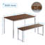 Ensemble de table de salle à manger 3 pièces andresha-398662082-398662087-398662081