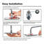 16 inch LED Rainfall Square Shower Head Ceiling/Wall Mount Sprayer-100311105