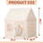 Cream Play Tents with Star Lights