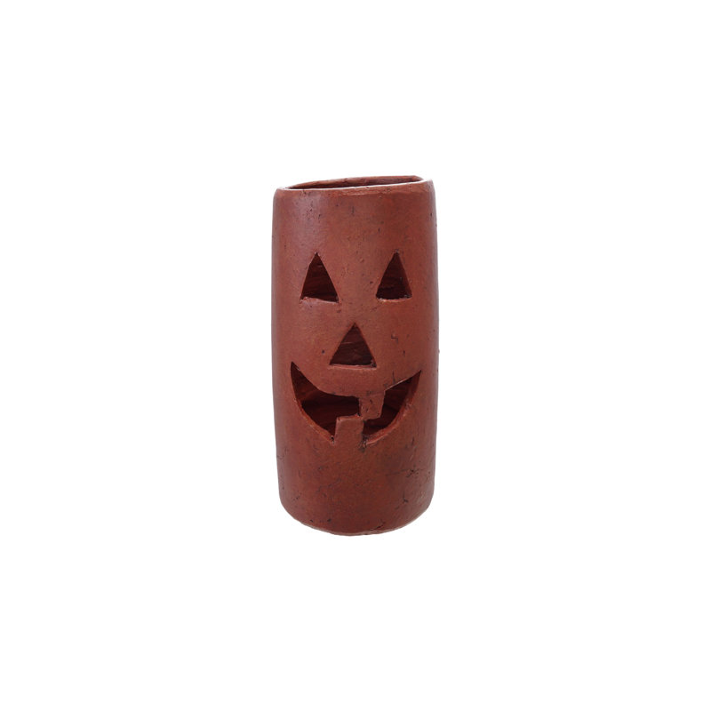 Ouragan en terre cuite avec découpe Jack-O-Lantern