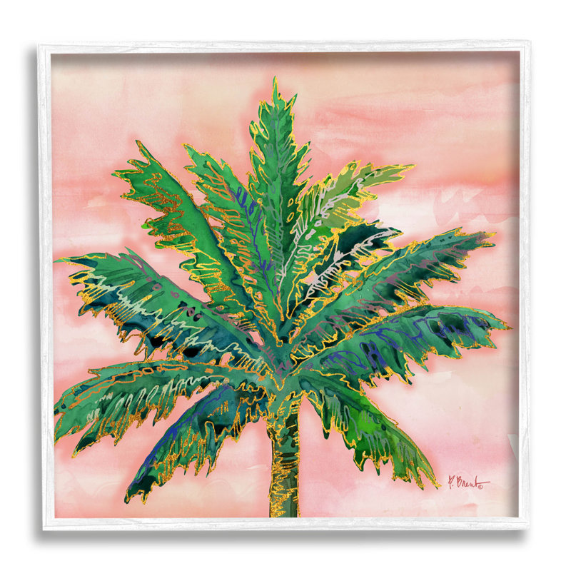 Art moderne giclée par Paul Brent, H 24 po x l 24 po x P 1,5 po, Giclée encadrée blanc bord de mer