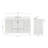 Stafford 61 " W Freestanding Standard Free Standing 1 Single Vanity Bathroom Vanity With White Quartz Top-138338342-93359375