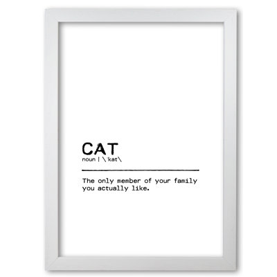 Cat Family 1 Piece Wall Art